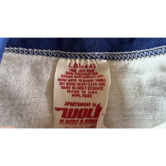 Vintage Ludwig Drums LED Zeppelin John Bonham 70s Raglan Band T Shirt Large - Picture 6 of 9